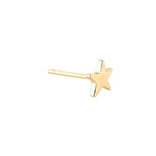 Load image into Gallery viewer, Classic Moon and Star Studs and Shooting Star Ear Cuff