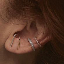 Load image into Gallery viewer, Celestial Hook Earrings in Sterling Silver