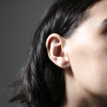 Load image into Gallery viewer, Crystal Huggie Earrings and Tiny Trinity Studs