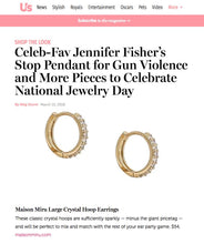 Load image into Gallery viewer, Eternity Hoop Earrings