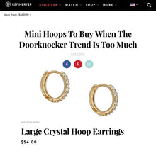Load image into Gallery viewer, Eternity Hoop Earrings