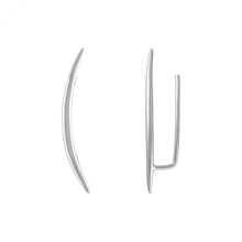 Load image into Gallery viewer, Whisper Ear Climbers in Sterling Silver