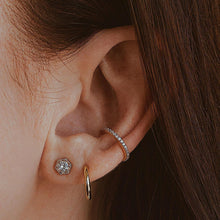Load image into Gallery viewer, Eternity Arc Ear Cuff in Rose Gold