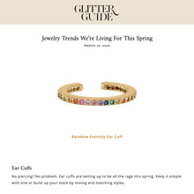 Load image into Gallery viewer, Rainbow Eternity Ear Cuff