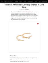 Load image into Gallery viewer, Large Shooting Star Open Hoop Earrings in Sterling Silver - 16G
