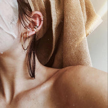 Load image into Gallery viewer, Crystal Claw Ear Cuff in Sterling Silver
